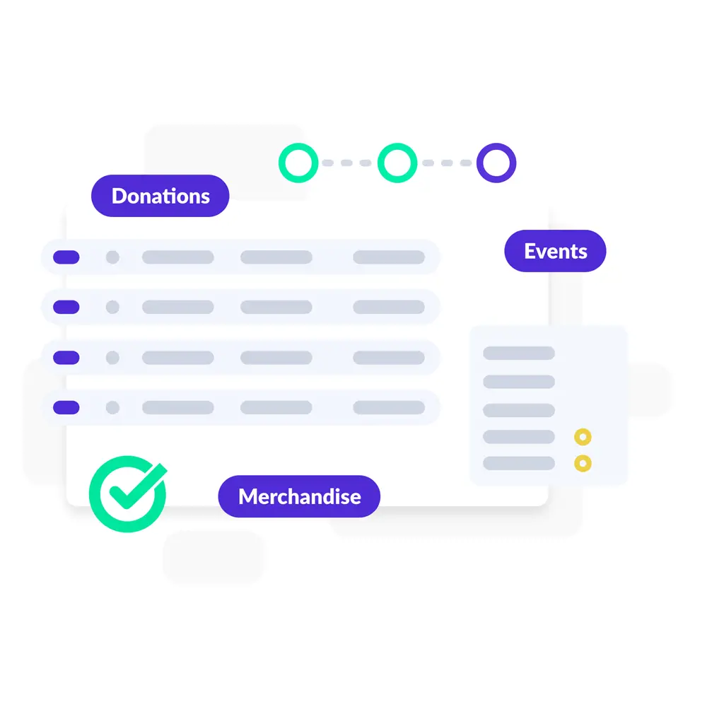 Improve the quality and consistency of donor data graphic