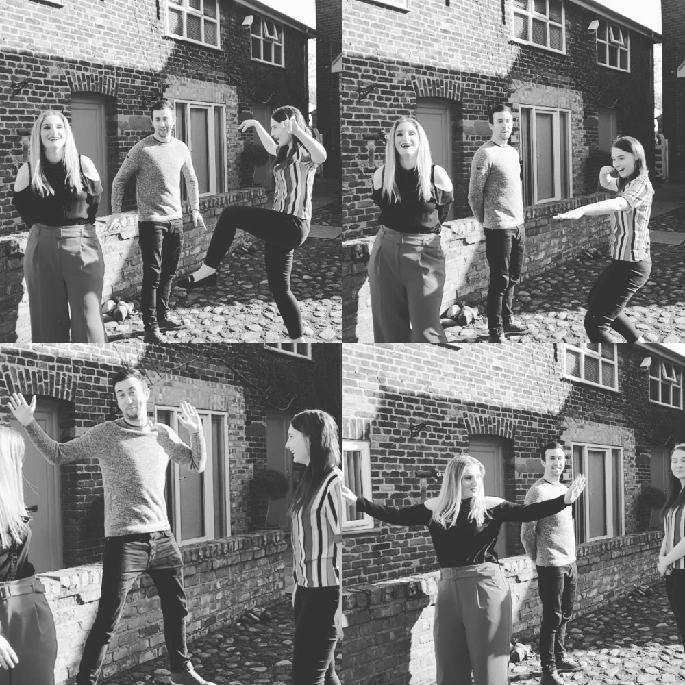 Goofing around...